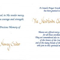 Embracing Newtown Mass Cards 95