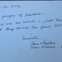 Embracing Newtown Volunteer Favorite Letters 440